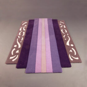diatonic, tapis-violet, moderne, art-deco