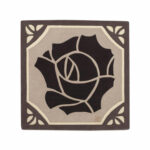 rose noire- laines naturelles