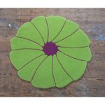 spirit-flower, tapis-contemporain, couleur, vert, violet