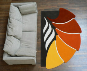 tutti-flori, grand-tapis, dégradé, tapis-fleur