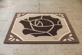 tapis laine naturelle bizet noire du velay